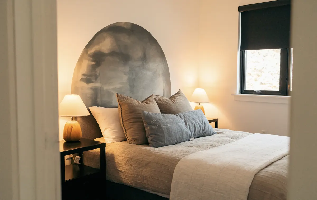 Gemütliches Zimmer in der Pension Dünennest
